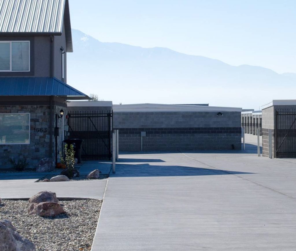 The Front Office of A-Side Self Storage Units in Springville Utah